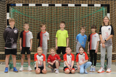 Team-Kuerbis mit den Coaches Simon & Mika